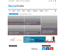 Tablet Screenshot of irecetasfaciles.com